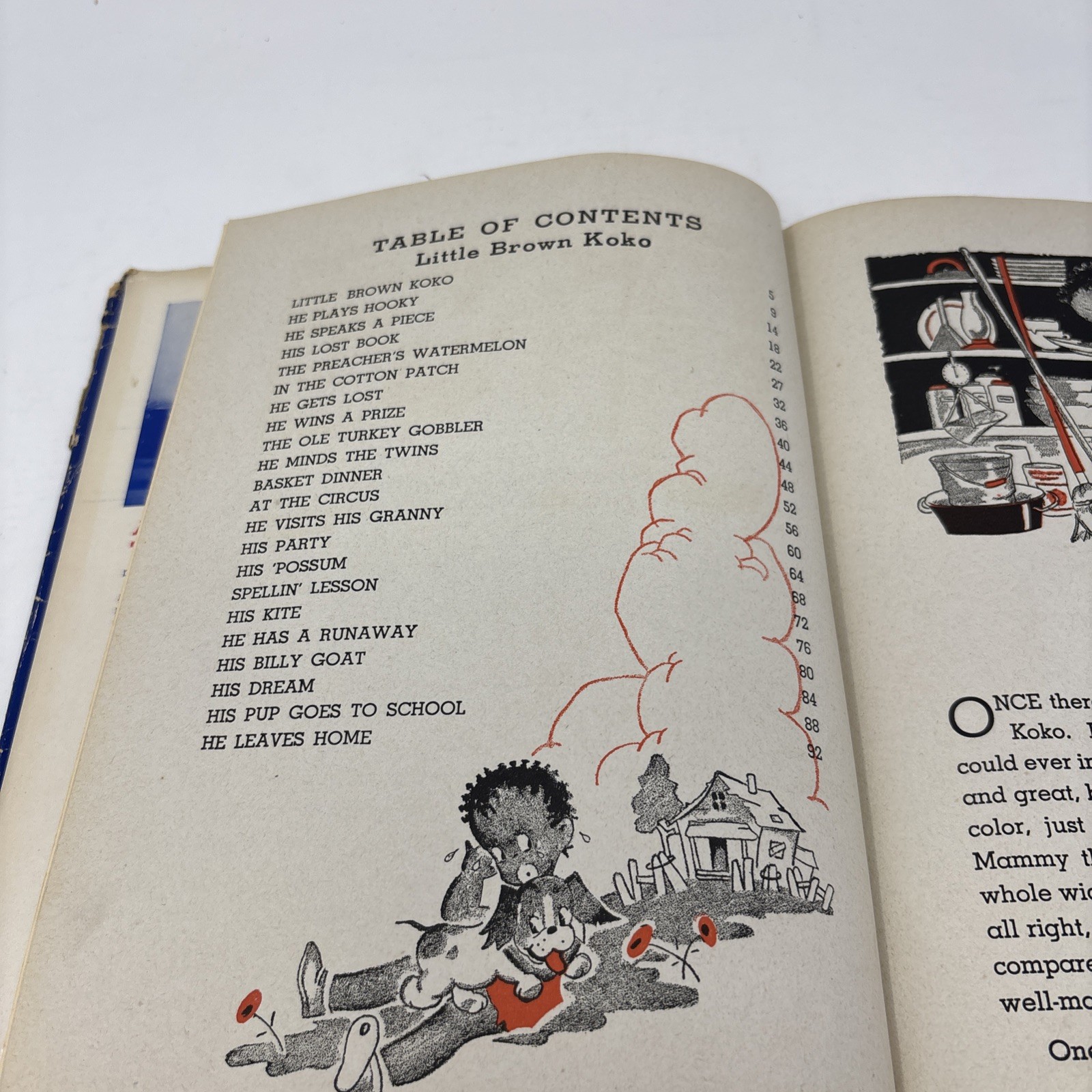 *1940* Little Brown Koko by Blanche Seale Hunt VINTAGE Hardcover Acceptable Cond