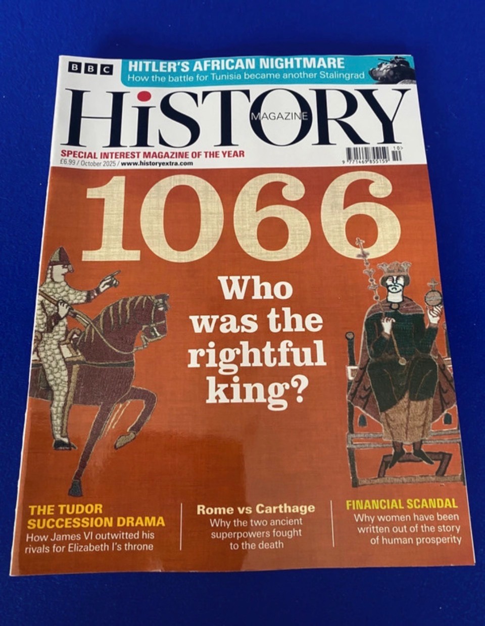 NEW History Magazine October 2025 R.R.P £6.99