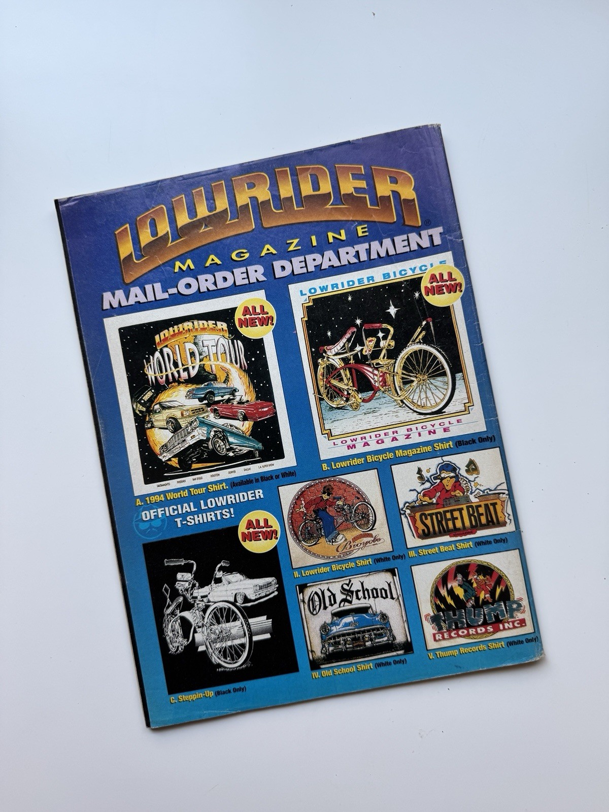 Vintage Lowrider Bicycle Magazine 1994 Summer – Missing Cover – Felix Poster