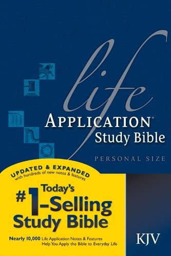 LIFE APPLICATION STUDY BIBLE KJV, PERSONAL SIZE By Tyndale – Hardcover