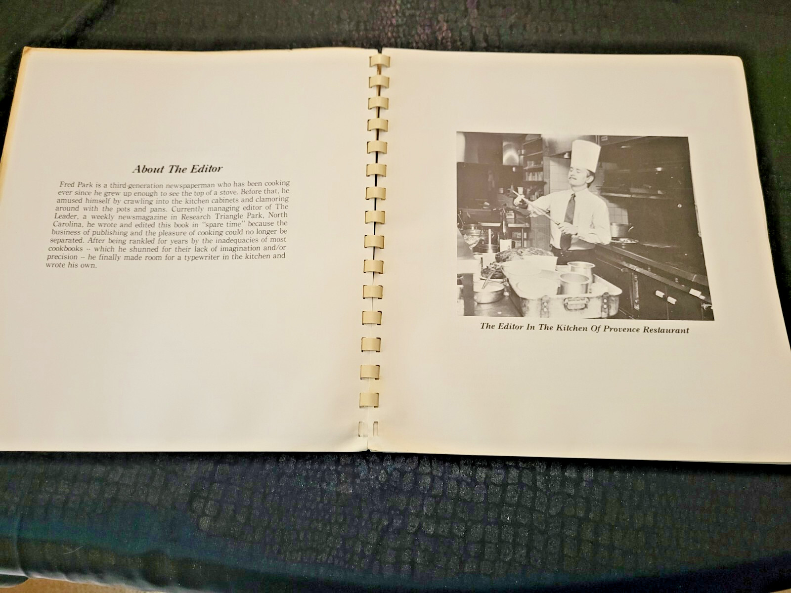 1984 CAROLINA CAJUN COOKBOOK-PROVENCE RESTAURANT RECIPES-101 PAGES