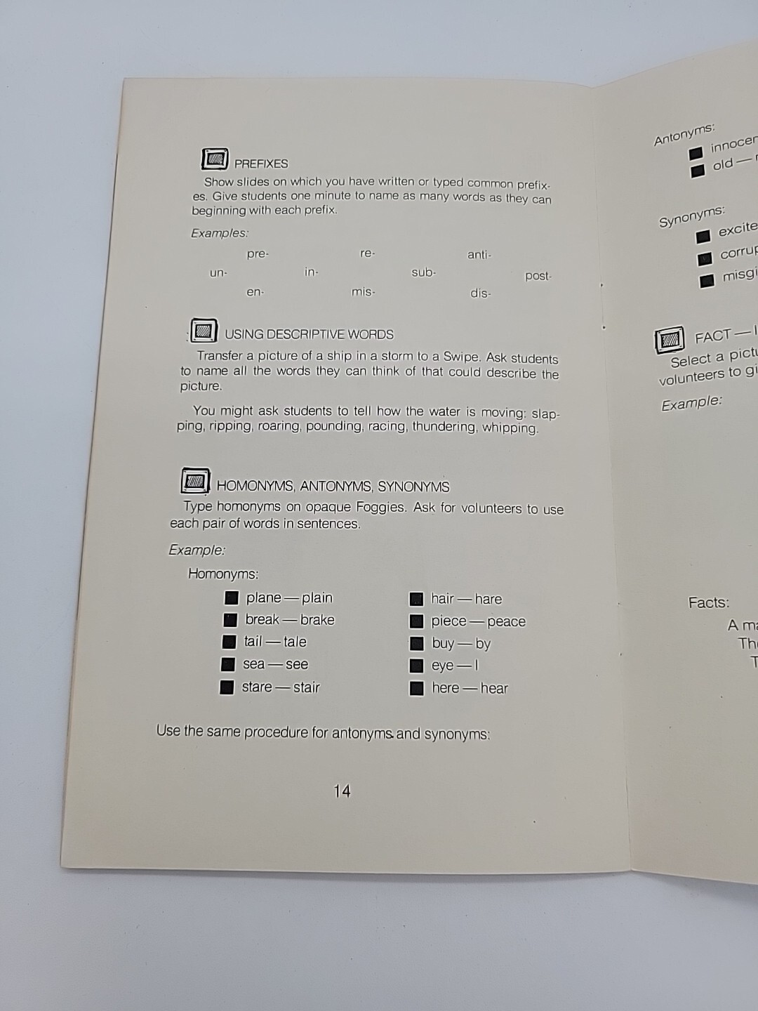 Vintage Show Viz The Slide Makers Laboratory Teacher Student Manual 1976