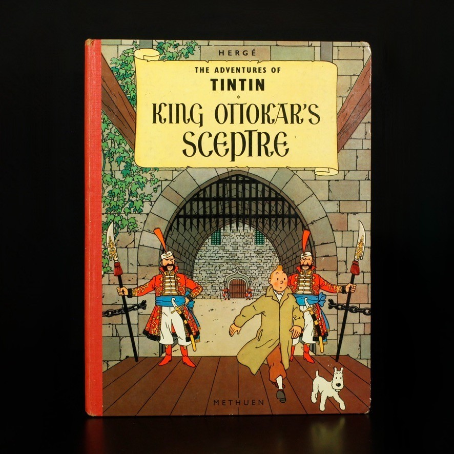 King Ottokar’s Sceptre The Adventures of Tintin by Herge Vintage 1st UK Ed. 1958