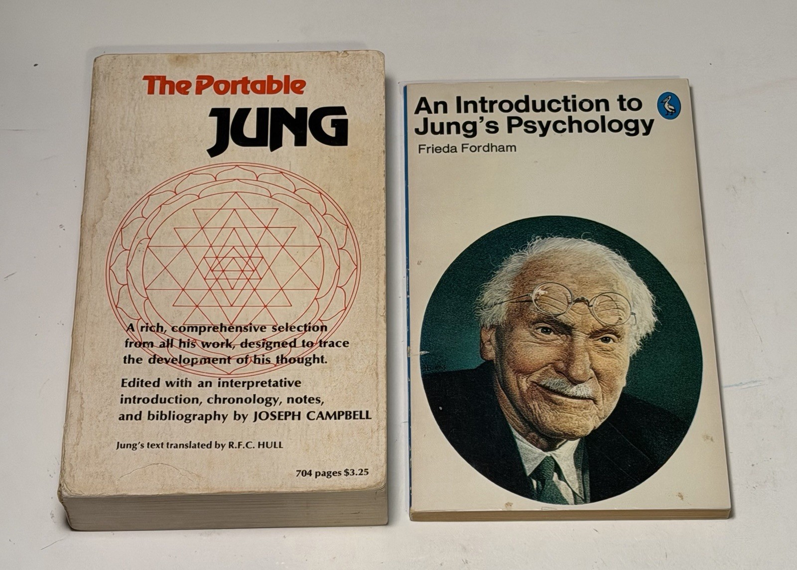 LOT VTG BOOKS on the psychology of C.G. Jung Carl G. PORTABLE ed Joseph Campbell