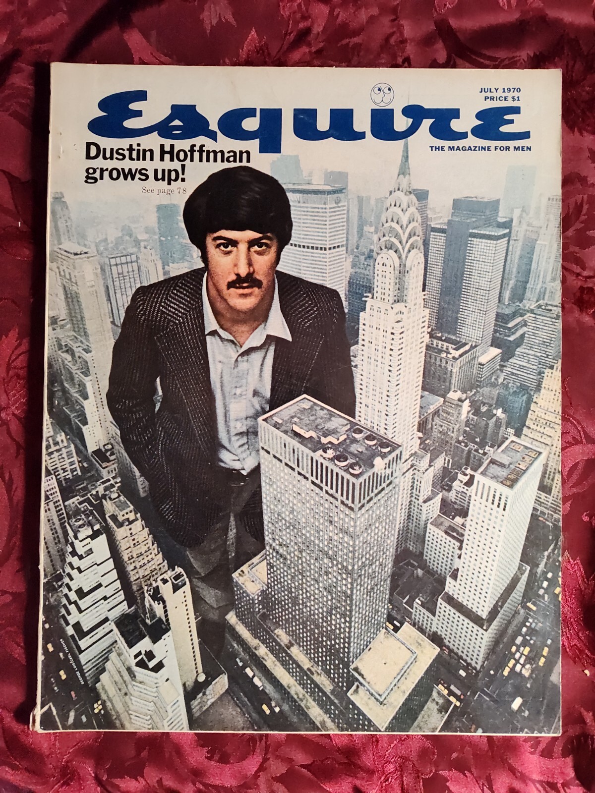 ESQUIRE July 1970 Dustin Hoffman Fashion Designers Wright Morris A. B. Yehoshua