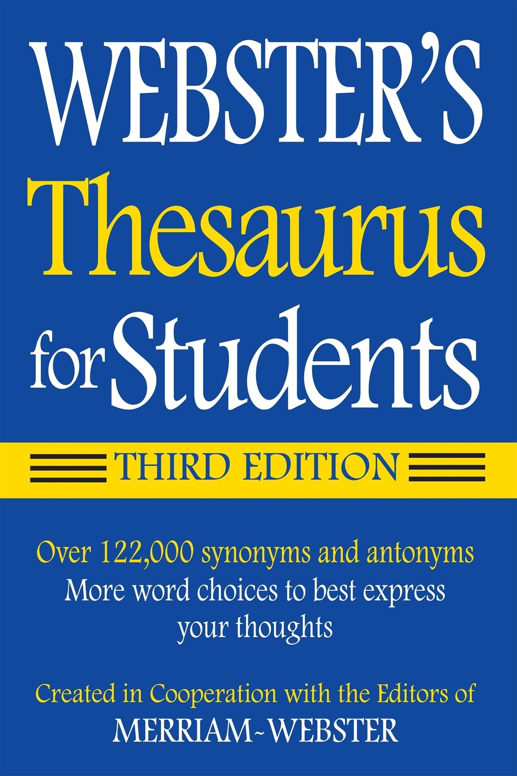 Webster’s Federal Street Press Thesaurus for Students, 3rd Edition, Paperbac…