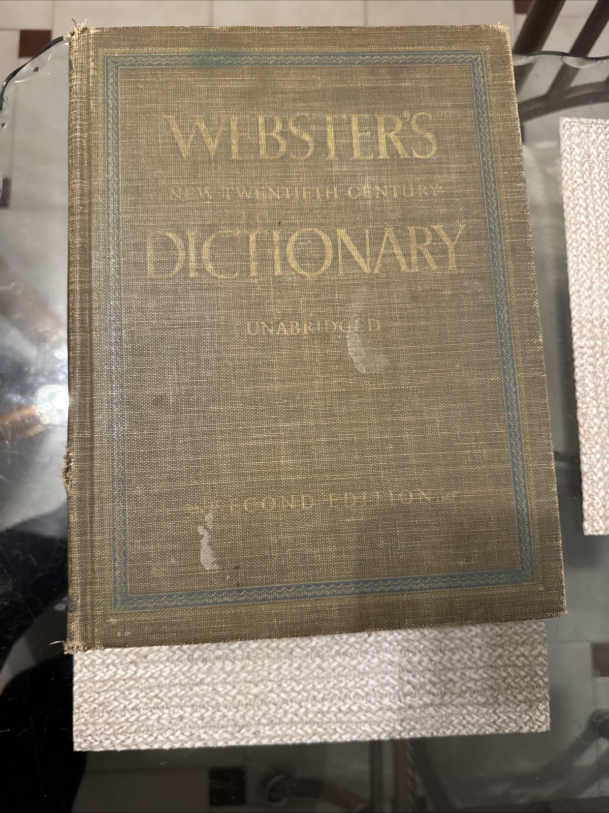 WEBSTER’S NEW TWENTIETH CENTURY DICTIONARY English Language 2nd Edition 1956