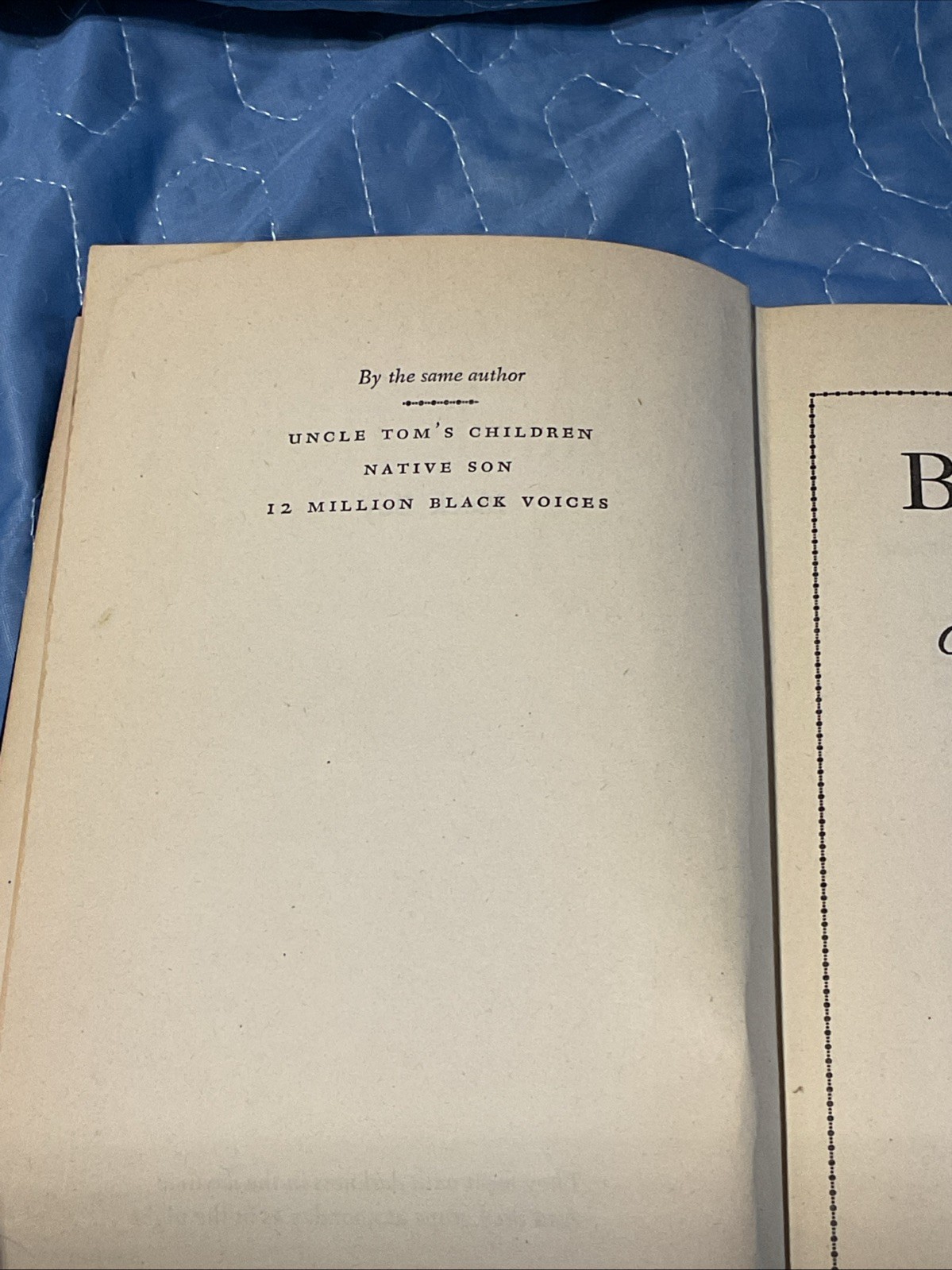 Black Boy By Richard Wright Book 1945 HC Harper & Bros