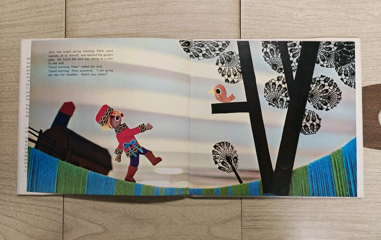 PETER AND THE WOLF: Prokofiev: illus Kozo Shimizu: Fantasia Pictorial: vtg