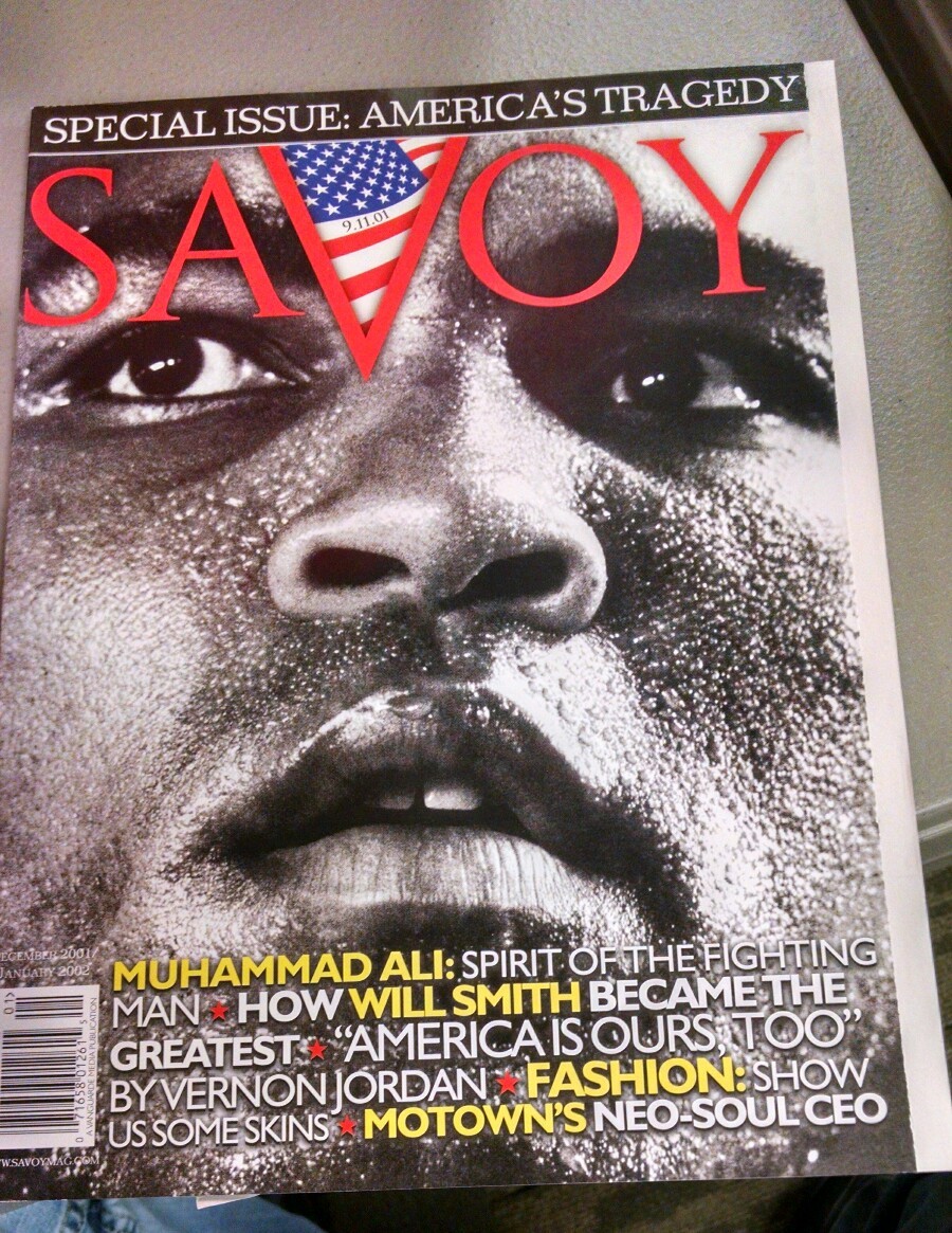 RARE** SAVOY 9/11/01 Special Issue Muhammad Ali America’s tragedy c56