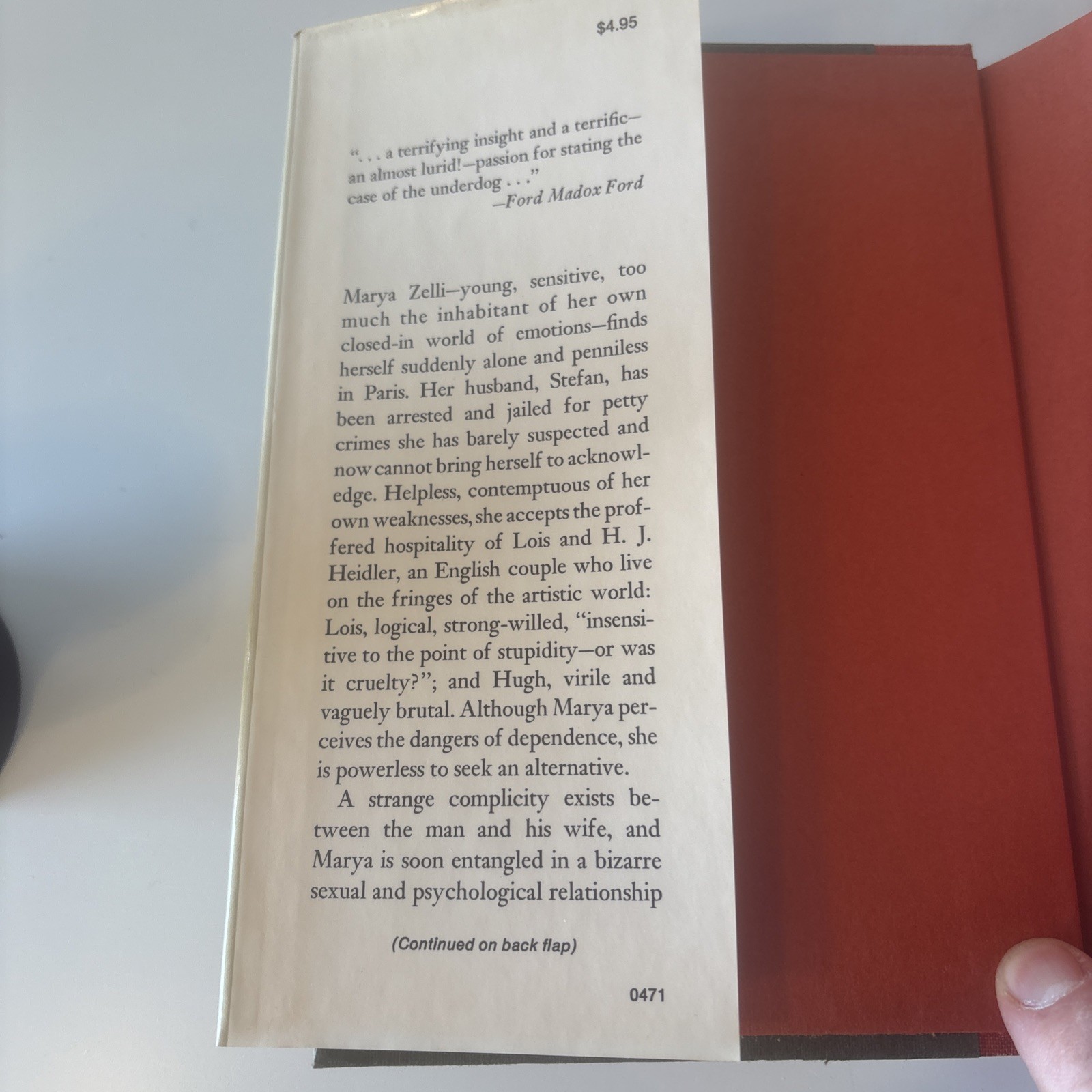 Jean Rhys / QUARTET 1957